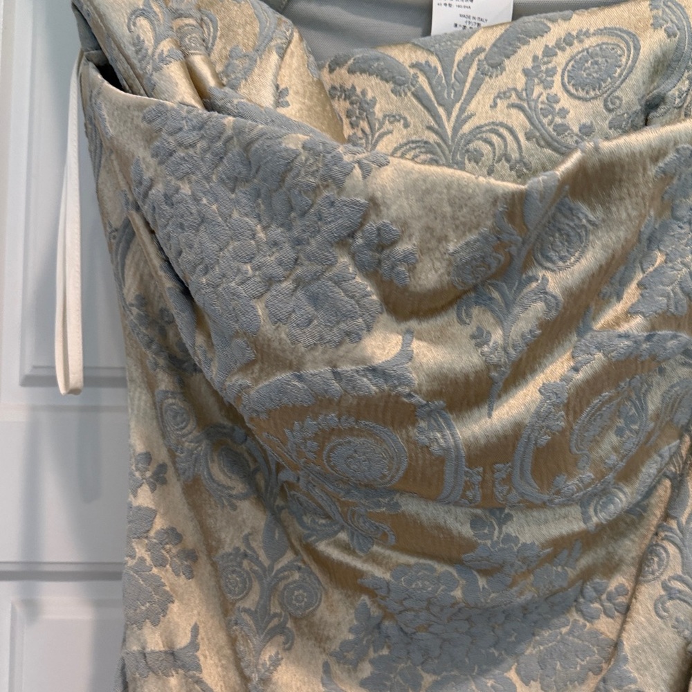 Vivienne Westwood Cream and Gray Midi Dress - Picture 4 of 7